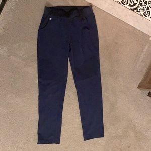 Figs Kanye Moto scrub pants